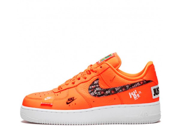 nike air force 1 just do it orange high