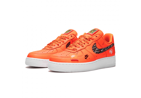 nike air force 1 just do it orange high